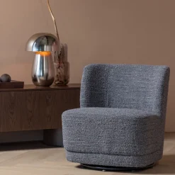 New WOOOD Draaifauteuil Atty Grove Melange stof