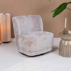 Outlet WOOOD Draaifauteuil Atty Structure Velvet