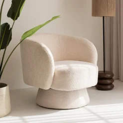 By-Boo Draaifauteuil Balou Bouclé