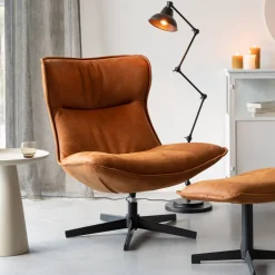 Sale ZILT Draaifauteuil Belisama Lederlook