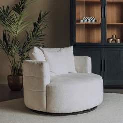 Discount Tower Living Draaifauteuil Bolza Geweven stof