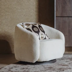 New Tower Living Draaifauteuil Castro Chenille