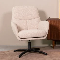 Clearance LABEL51 Draaifauteuil Chill Zone Bouclé