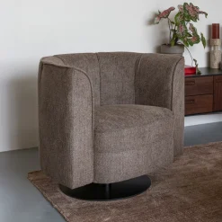 Online Dutchbone Draaifauteuil Flower Geweven stof