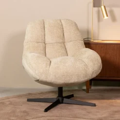 LABEL51 Draaifauteuil Huxley Elite stof