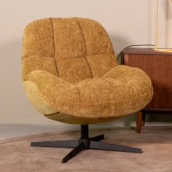 LABEL51 Draaifauteuil Huxley Elite stof