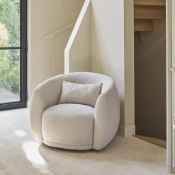 Sale Rivièra Maison Draaifauteuil Leonardo Chenille Jacquard