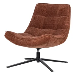 Hot WOOOD Draaifauteuil Maudi Chenille