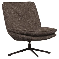 Online WOOOD Draaifauteuil Milaro Geweven melange stof