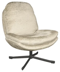 Discount LABEL51 Draaifauteuil Noel Elegance stof, kleur Beige