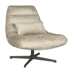 Online LABEL51 Draaifauteuil Nox Elegance stof, kleur Beige