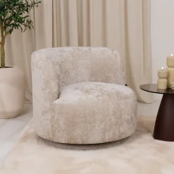 New WOOOD Draaifauteuil Popular Modulair, Chenille