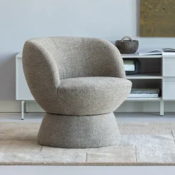 Discount WOOOD Draaifauteuil Shuffle Geweven stof