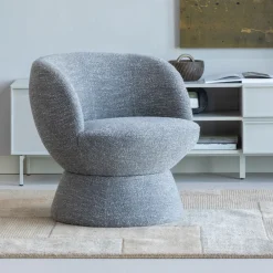 Discount WOOOD Draaifauteuil Shuffle Geweven stof