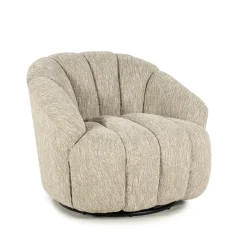 New By-Boo Draaifauteuil Sogno Geweven stof