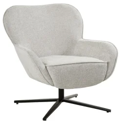 Hot Livingfurn Draaifauteuil Sven Geweven stof, kleur Toffee