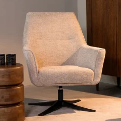 Outlet LABEL51 Draaifauteuil Tod Elite stof
