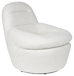 Online ZILT Draaifauteuil Vello Bouclé, kleur Off White
