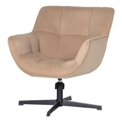 Outlet WOOOD Draaifauteuil Wibo Velvet