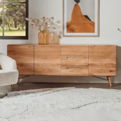 Online Tower Living Dressoir Aura Acaciahout, 210cm