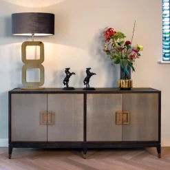 Online Richmond Interiors Dressoir Bloomingville Eikenhout, 193cm Goud