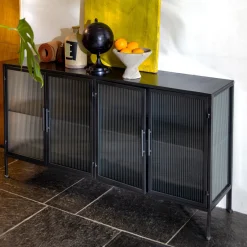 Discount Dutchbone Dressoir Boli 150cm Zwart