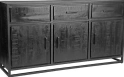 LABEL51 Dressoir Chili Mangohout, 170cm Zwart