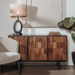 Online Tower Living Dressoir Dimaro Sheesham- en mangohout