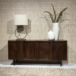 Discount Livingfurn Dressoir Elan Brown Mangohout, 180cm