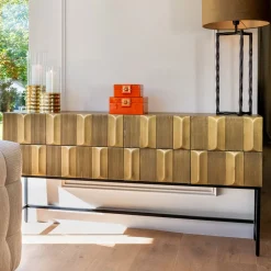 New Richmond Interiors Dressoir Jaxx 160cm, kleur Goud