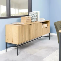 Clearance Bendt Dressoir Lisette Wild Eikenlook, 180cm Naturel