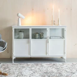 Online ZILT Dressoir Majah metaal 120cm, kleur Wit
