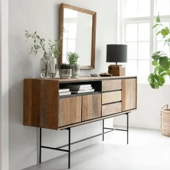 Clearance DTP Home Dressoir Metropole Teakhout, 200cm Naturel