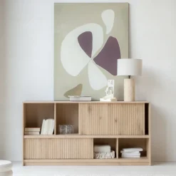 Outlet Eleonora Dressoir Milo Eiken, 180cm Naturel