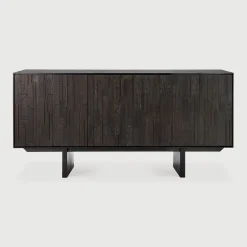 Hot Ethnicraft Dressoir Mosaic Gevernist Teakhout Off Black