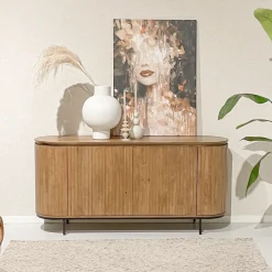 Hot Livingfurn Dressoir Noor Mangohout, 170cm, kleur Naturel