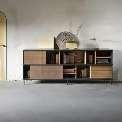 Online Ethnicraft Dressoir Oscar Teakhout, 224cm