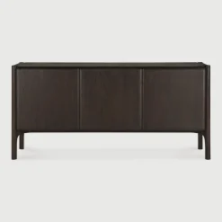 Sale Ethnicraft Dressoir PI Gevernist Teakhout, kleur Donkerbruin