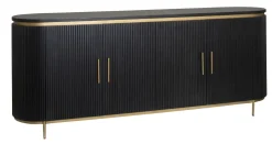 Online Tower Living Dressoir Rivello Mangohout, kleur zwart / goud