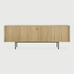 Ethnicraft Dressoir Roller Max Geolied Eikenhout, kleur Naturel