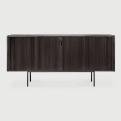 Best Ethnicraft Dressoir Roller Max Mahonie & Teakhout Off Black