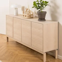 Sale Bendt Dressoir Sharalyn Eiken, 180cm Wit