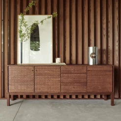 Best Ethnicraft Dressoir Sono Gevernist Teakhout Light Brown