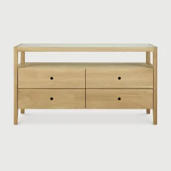 Sale Ethnicraft Dressoir Spindle Eikenhout, 150cm
