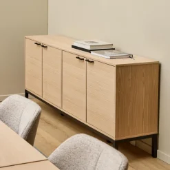 Sale Bendt Dressoir Tisa Eiken, 180cm Wit