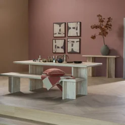 Sale WOOOD Eetkamerbank Ato Mangohout Naturel