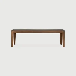 Outlet Ethnicraft Eetkamerbank Bok Gevernist Teakhout, kleur Bruin