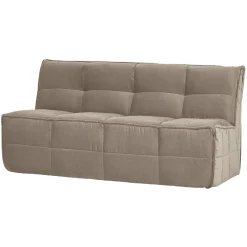 Discount vtwonen Eetkamerbank Cluster Velvet, 164cm, kleur Warm Taupe