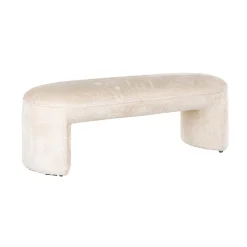 Sale Richmond Interiors Eetkamerbank Fargo Chenille Wit