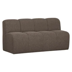 Best WOOOD Eetkamerbank Mojo Bouclé, 164cm, kleur Melange Bruin